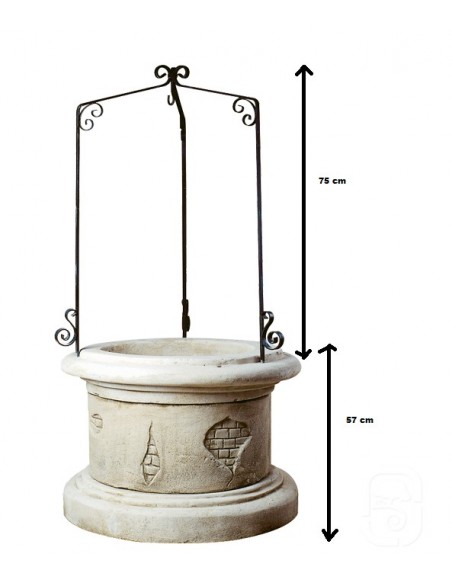 Puits Catalan Ø 70 cm + support H.132 cm