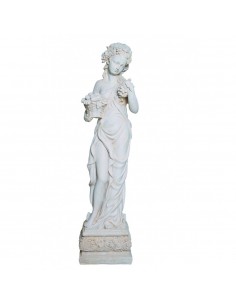 Statue Vénus aux raisins H.114 cm patinée vieillie Grandon