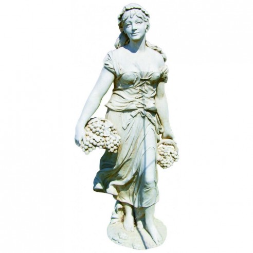 Statue Vénus aux raisins H.151 cm patinée vieillie