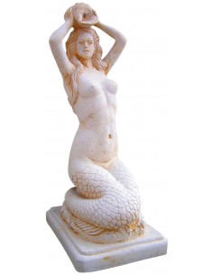 Statue Sirène jet d'eau au choix H.70 cm