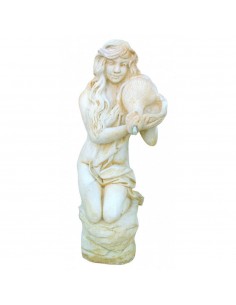 Statue Vénus à la coquille jet d'eau au choix H.73 cm