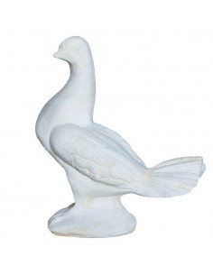 Pigeon paon droite H.22 cm coloris au choix