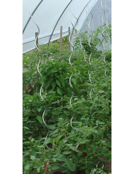 Tuteur à tomates spirale galva 1.80 m Nortene