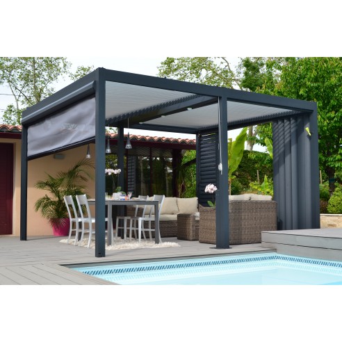 Pergolas  en aluminium INEA 4.29 x 3.18 m - Couleurs du monde