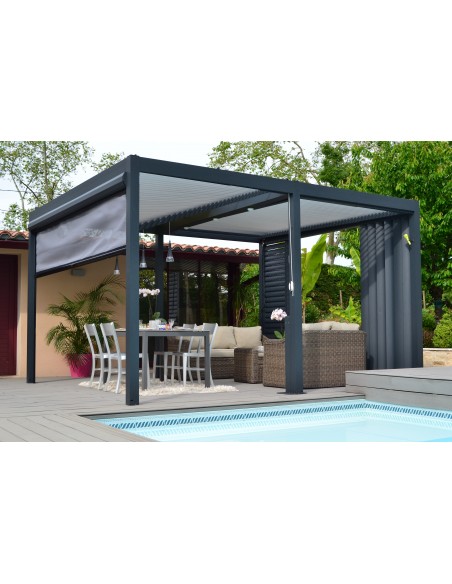 Pergolas  en aluminium INEA 4.29 x 3.18 m - Couleurs du monde