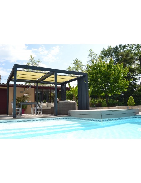 Pergolas  en aluminium INEA 4.29 x 3.18 m - Couleurs du monde