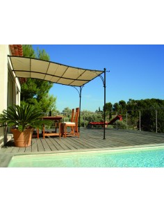 Pergola LUBERON adossée 3 x 3 m