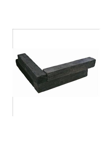 Bordure de 50 cm coloris schiste