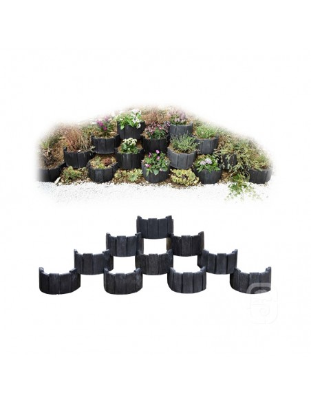 Jarditalus au choix anthracite ou ton pierre