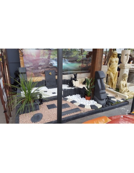 Bordure de 50 cm coloris schiste