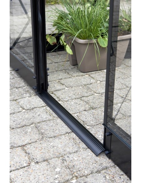 Serre de jardin Qube 5.1 m² en verre trempé sécurit de 3 mm