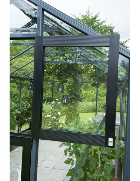 Serre de jardin Gartner en verre trempé - Naturel ou anthracite de 16.2 à 21.4 m²