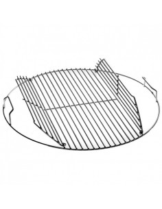 Achat Grille de cuisson articulée pour barbecue à charbon Ø47 cm - acier chromé