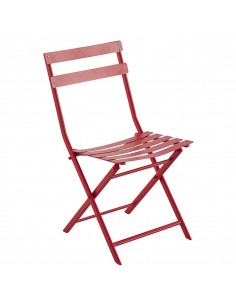 Achat Chaise de jardin Greensboro pliante Groseille - Hespéride