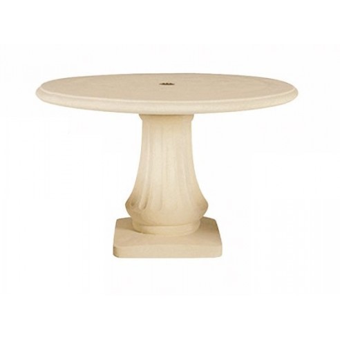 Achat Table 120 cm en pierre reconstituée -  Hairie Grandon