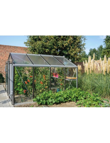 Serre de jardin ACD R204H 6.91 m² en aluminium verre trempé sécurit - ACD