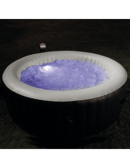 Spa gonflable Intex Pure Spa Bulles LED 4 places - Blue Navy - 1.96 x 0.71 cm