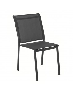 Chaise empilable Essentia structure Graphite texaline anthracite - Hespéride