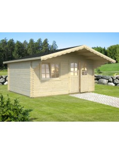 Abri de jardin Sally 16.2 m² avec plancher en bois massif 44 mm