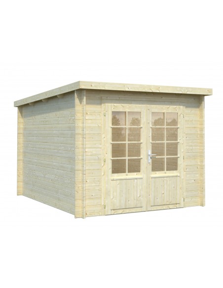 Abri de jardin Ella 7.2 m² en bois massif 28 mm