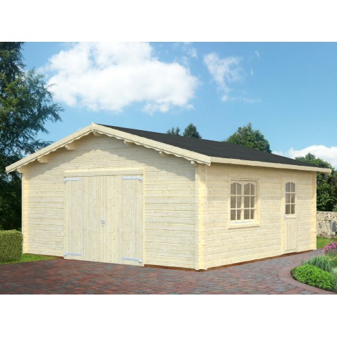 Garage Roger 29.2 m² au choix en bois massif  44 mm