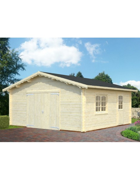 Garage Roger 29.2 m² au choix en bois massif  44 mm