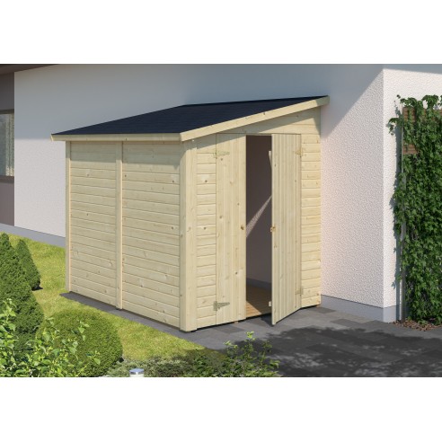 Abri de jardin - bois brut - 6 m² : TRIGANO Store