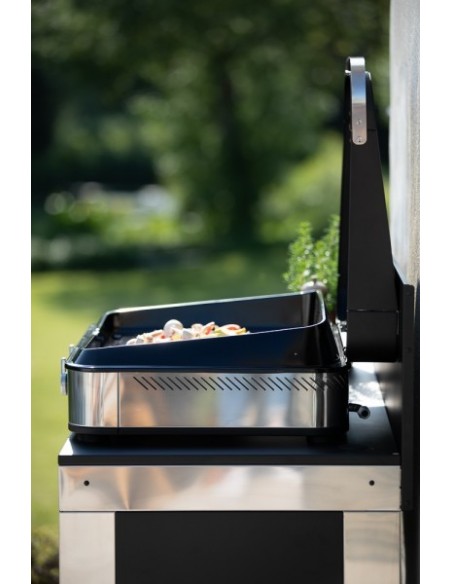 Plancha Enosign 65 inox avec Capot de protection - Serres et abris