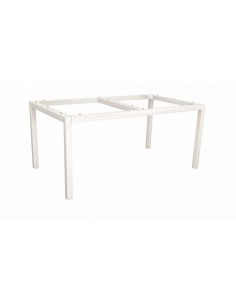 Achat Structure de table 160 x 90 cm Aluminium Blanc - Stern