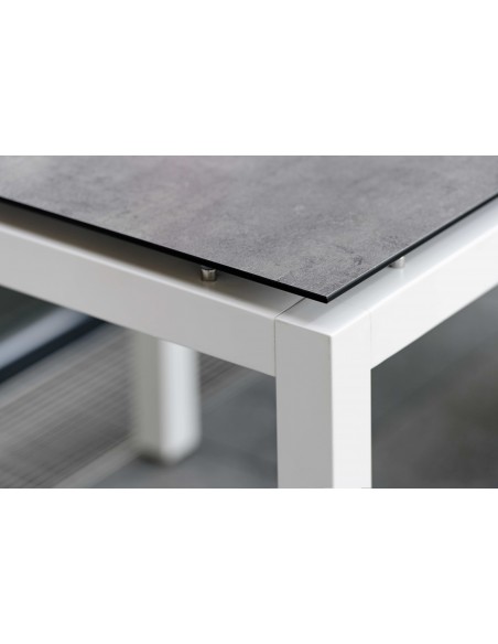 Achat Table Stern 250 x 100 cm Aluminium Anthracite - Plateau HPL au choix