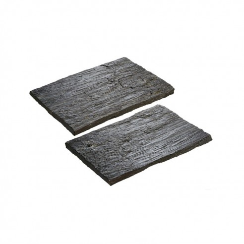 Pas de cheminement rectangle aspect schiste 29 x 40 cm