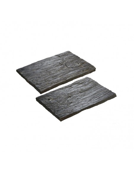 Pas de cheminement rectangle aspect schiste 29 x 40 cm