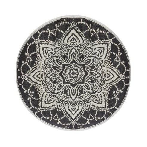 Achat Tapis d'extérieur Gris à motifs en plastique recyclé - Hespéride