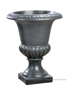 Vase Médicis Ø42 cm en béton ciré ardoise