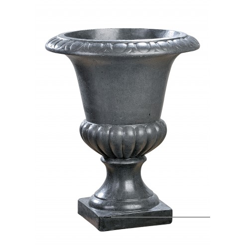 Vase Médicis Ø42 cm en béton ciré ardoise