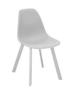 Chaise Coque JATO coloris blanc - Proloisirs