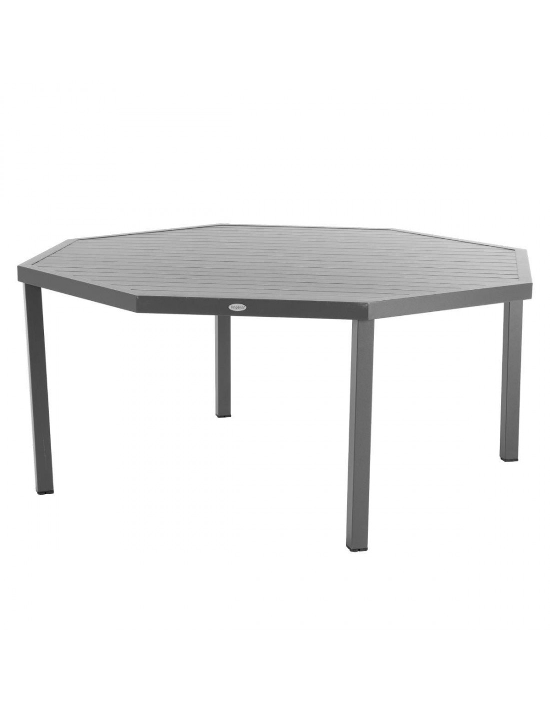 Table de jardin Piazza octogonale aluminium 8 places Hespéride