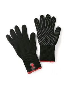 Gants spécial barbecue premium taille S/M, noir Weber