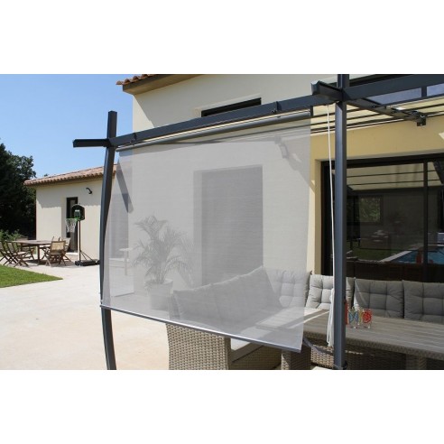COULEURS DU MONDE - Rideau textilène brise-soleil et protection contre la  pluie 2 x 1.60 m.
