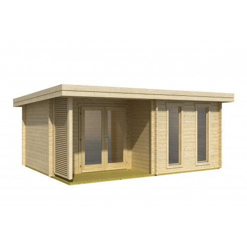Abri de jardin Orkney 16.4 m² avec plancher bois massif 44 mm