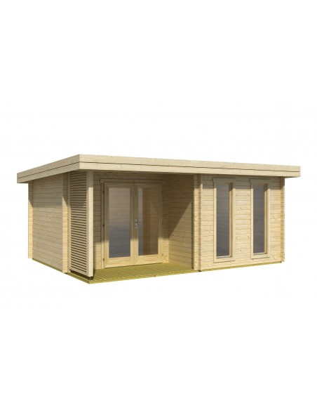 Abri de jardin Orkney 16.4 m² avec plancher bois massif 44 mm