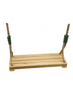 Achat Balançoire bois luxe réglable grande assise pour grand portique H3/3.5 m - Trigano jardin