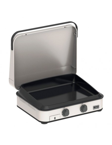 Plancha Enosign 65 inox avec capot de protection