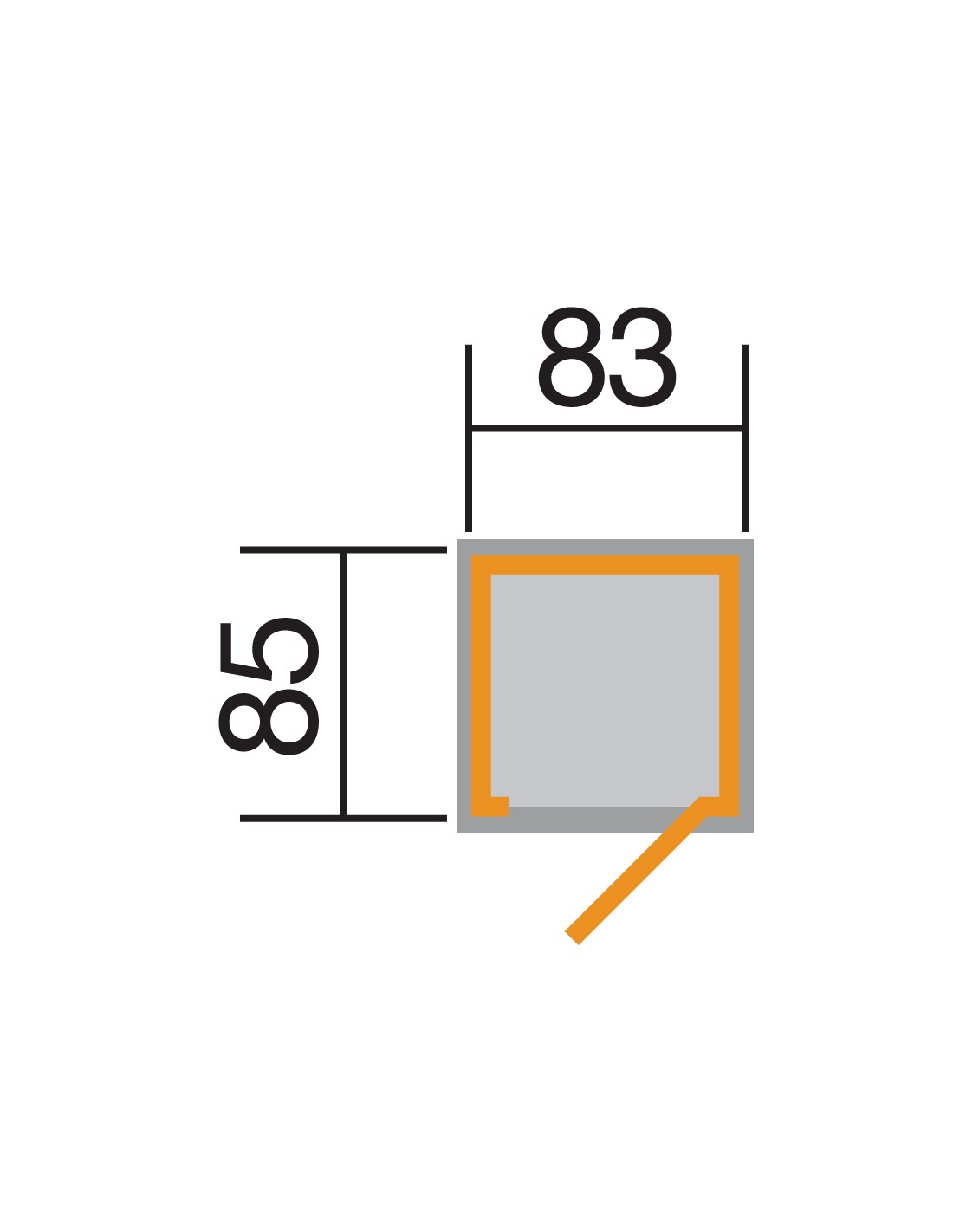Armoire de jardin WEKA 361 en bois massif 14 mm.