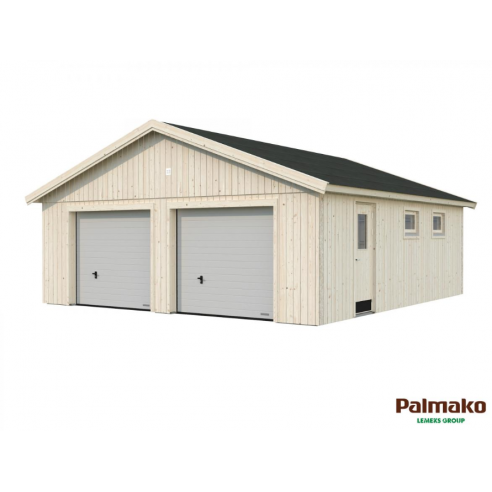 Garage Andre 49.1 m² en bois massif 160 mm