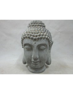 Statue tête de bouddha H.40.5 cm