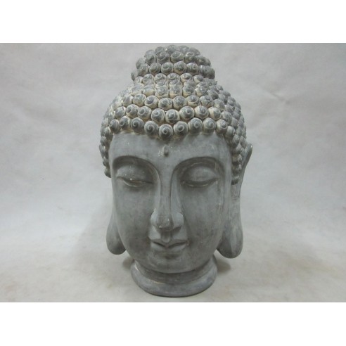 Statue tête de bouddha H.40.5 cm