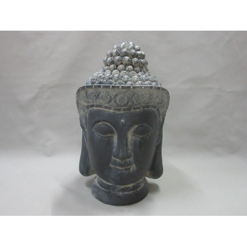 Statue tête de bouddha H.47 cm