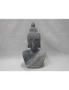Statue tête de bouddha H.48.5 cm
