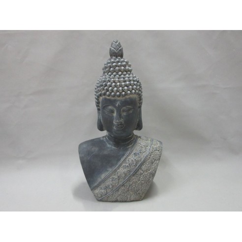 Statue tête de bouddha H.48.5 cm
